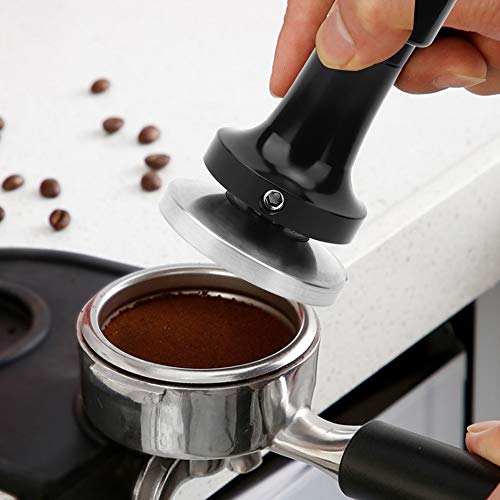 Tamper de café em aço inoxidável, tamper de café de primavera 58 MM, cafeteria para escritório