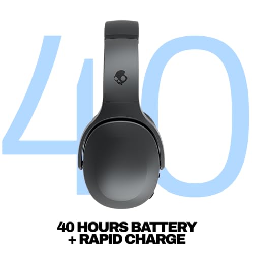 undefined Skullcandy Crusher 540 Active Wireless Bluetooth Headphones with Multi-Sensory Bass, Noise Isolating Over-Ear Fit, Sweat and Water Resistant, 40 Hours Battery, Microphone for iPhone Android - Coal の商品画像 2