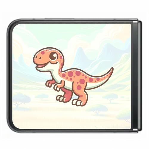 ClearView �T���X�� Galaxy Z Flip5�p �v�����g �w�� �ی� �t�B���� ���{�� �����V���[�Y ���킢�� ���F���L���v�g�� velociraptor
