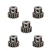 Goolsky RC Auto Motor Gear 45 # Acciaio 15T 5 Pezzi di Ricambio per 1/10 RC Crawler Car TRX4 RC4WD D90 D110 Axial Scx10 90046