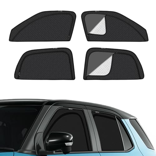 ライズ A200系 車種専用 メッシュカーテン サンシェード 遮光 換気 RAIZE A200A/A210A/A201A/A202A サイド用 2in1 カーテン 日除け 虫避け マグネット カーシェード 通風 UVカット運転席 助手席 インテリア アクセ
