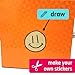 30 Sheets, Kraft Sticker Paper Labels, Laser/Inkjet Printing - Letter Size (8.5 x 11)
