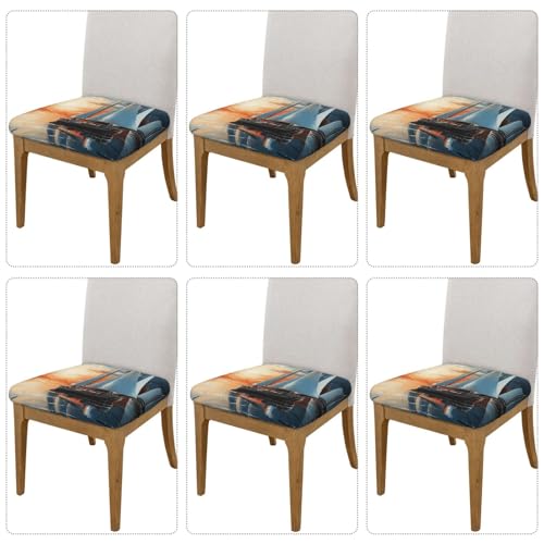 Housse de tabouret de bar lavable pour protéger des taches lot de 6 - 3