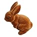 Produktbild SOIMISS Osterhase Figur Deko Kunststoff Moos Kaninchen Landhausstil Tiere Frühling Osterdeko Glücksbringer Tierfiguren Beflockt Ornament Landschaft Festival Party Dekoration 14x8x7cm