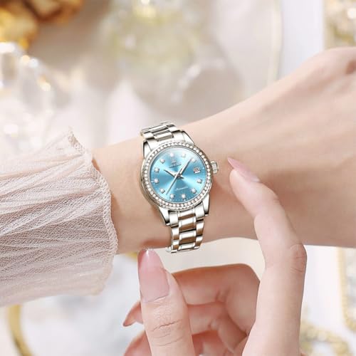 Image of OLEVS Watches for Women Automatic Luxury Waterproof Business No Battery
