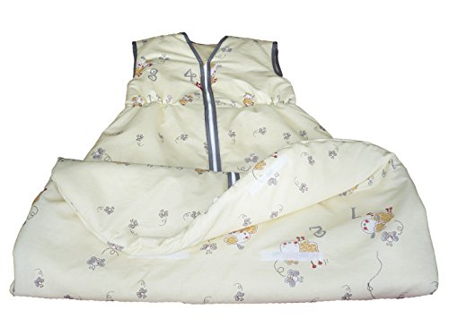 Linden 308482 Sacco a Pelo, Beige, Motivo Sleepy