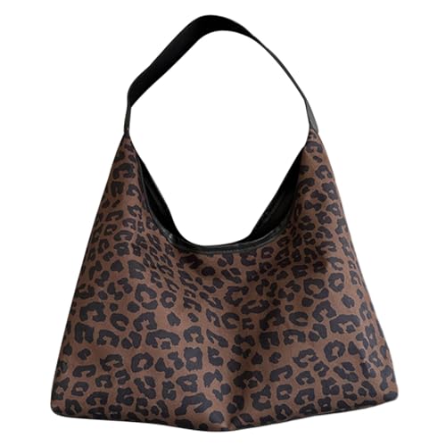 Bolso Tote de Diseñador Inspirado en Leopardo para Mujer, Multiusos y Espacioso, con Estampado Animal para Uso Diario, 35x32x13.5cm/13.78x12.6x5.31, Café Oscuro Bolso Tote de Diseñador Inspirado en Leopardo para Mujer, Multiusos y Espacioso, con Estampado Animal para Uso Diario, 35x32x13.5cm/13.78x12.6x5.31, Café Oscuro