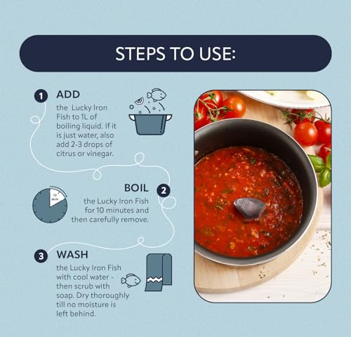 L'originale Lucky Iron Fish Ⓡ fornisce ferro