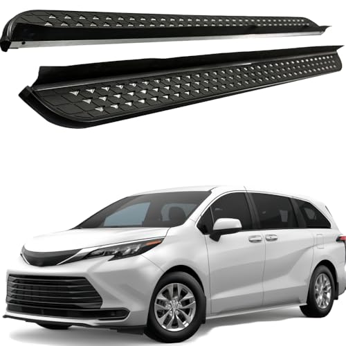 Estribos para Toyota Sienna 2022-2026 Negro Alum. miniatura 1