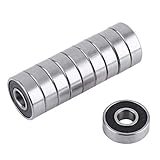Materal: Lagerstahl XCQ 10 Teile/Satz 608 2Rs Kugellager ABEC-5 8x22x7 mm Tiefnutstahl Dichtungskugellager 608Rs Z3V3 608-2RS 608Rs Lager lagernd 0614