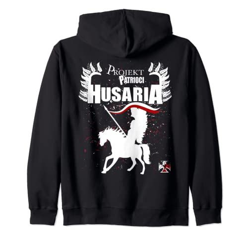 Hussar Warrior Polska Husaria Polish Winged Hussar Warrior Zip Hoodie