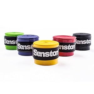 Senston Gripband Anti-slip 5 Stuks Handgreepband Greepband Overgrip Racket Grip Tape voor Tennis, Badminton
