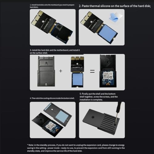External Drive Conversion Box, For Xbox Series X/s Host Hard Disk Conversion Box, PCIE4.0 Protocol External Hard Disk Box, Drive Expansion Card Box - Image 8