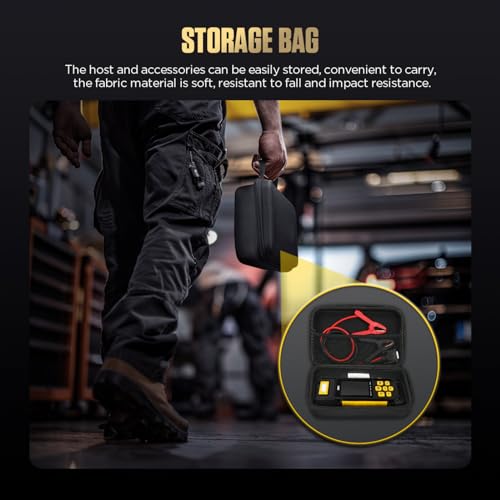 QPKING Automotive Battery System Testers BT760 6-32V Car Battery Anaalyzer 30-2000 CCA Battery Load Tester for Vehicles Heavy Duty Trucks Motorcycles with 3 Rolls Printer Paper