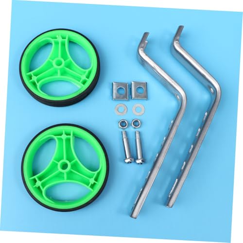 Healifty Ruedas de Entrenamiento para Bicicleta con Bracket Verde de 12-20 Pulgadas, Accesorios para Bicicletas para Niños miniatura 7