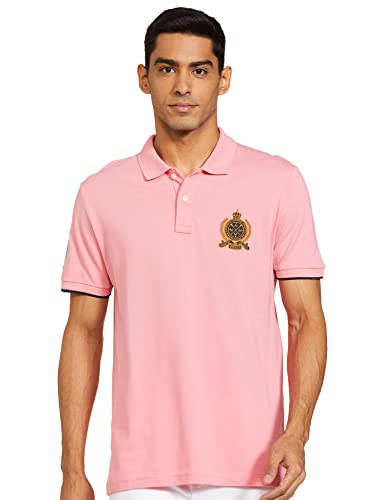 Image of Max Men Cotton Number Sleeve Slim Fit Polo