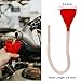 Funnels for Automotive Use Set of 10, Plastic Oil Funnel Set for Gasoline and Coolant, Fuel Funnel with Flexible Hose for Car, Large Funnels for Gas Transfer