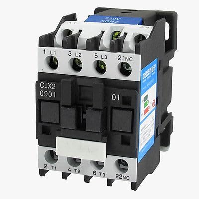 Contacteur CA 20A triphasé NF avec coupure sécurisée 220V