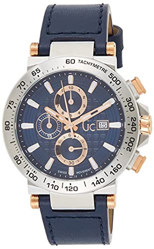 GC Femmes Analogique Quartz Montre avec Bracelet en Cuir Y37004G7