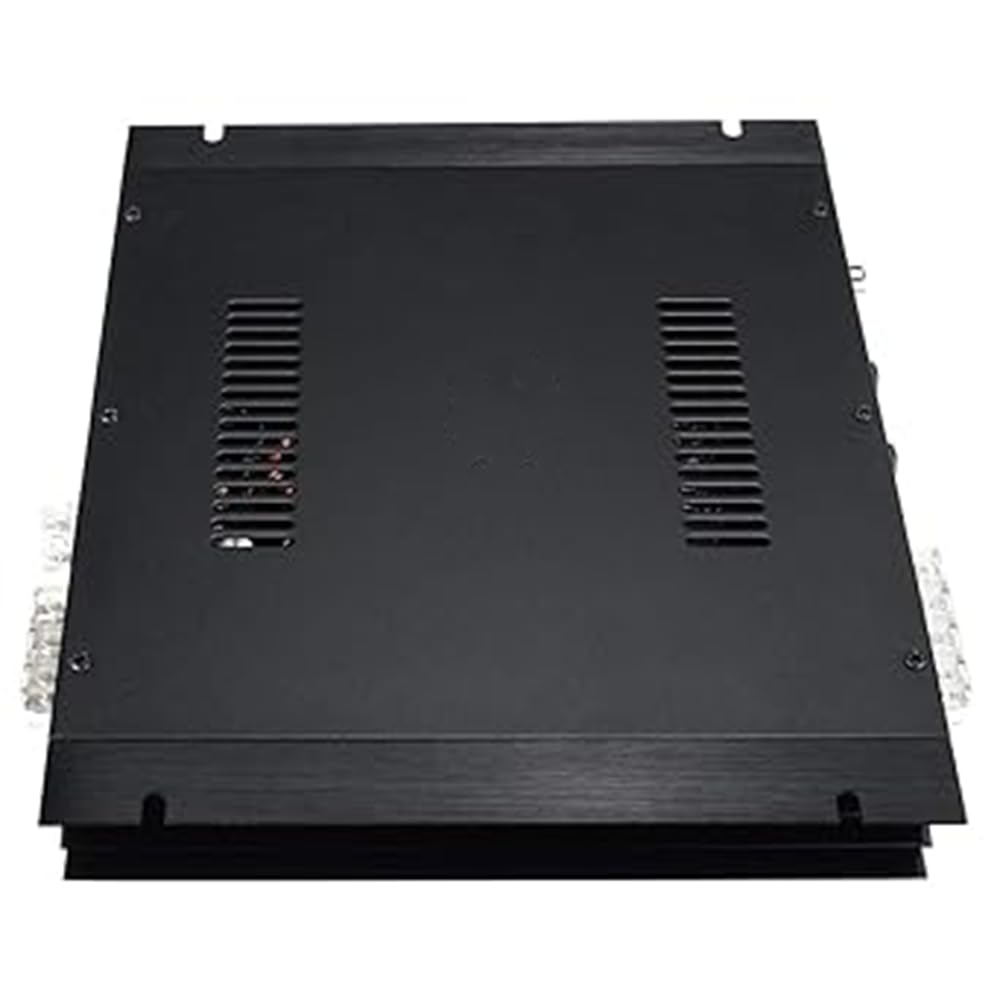 Amplificador de Audio Coche 4 Ohm 3800W Super Bass Subwoofer Estéreo, 20HZ-20khz Canal de Alta Potencia Metal Shell