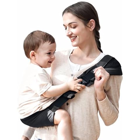Baby Carrier, KIDIRA Toddler Sling with Adjustable Padded Shoulder Strap, Compact Non-Slip Hip Seat Carrier for Newborn to Toddler(8-44 lbs) Cover