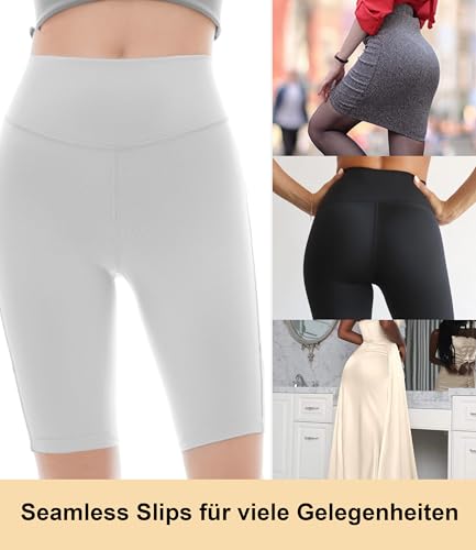 Image of Seamless Underwear for Women - High Waisted No Show Panties, 3D Wrap Hip Full Coverage Stretch Briefs 6 Pack