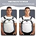Mens PU Leather Chest Harness Costume Cosplay Top, Adjustable Body Harness Shoulder Straps Male Punk Fashion Steatement Rave Outfit for Music Festival Party Halloween Cosplay D88 (Black)