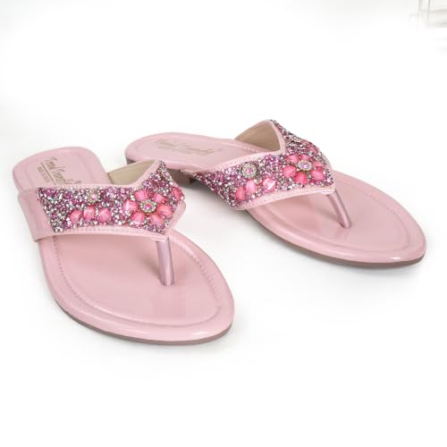 Image of Rehan Traders Stylish Women's Multicolor Flats Snadal| Comfortable, Lightweight, Anti Slip|SL 141
