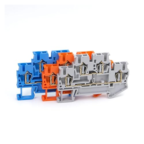 Conector eléctrico de doble capa STTB-2.5 para ahorrar espacio en riel DIN 2