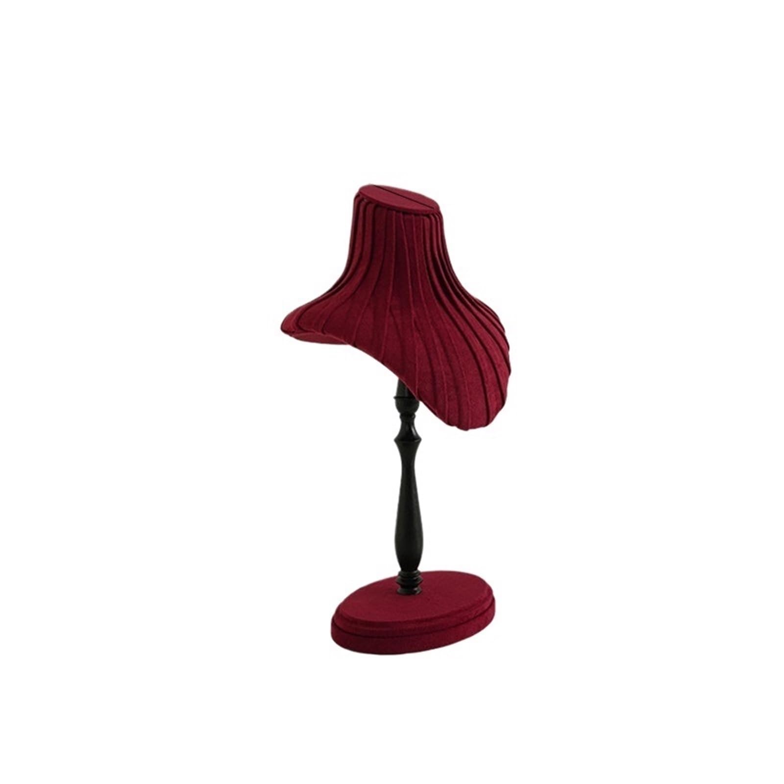 FAJNUZI2024 Jewellery Display Stand Fabric Pleura Necklace Storage Jewelry Counter Display Accessories Models(Red)