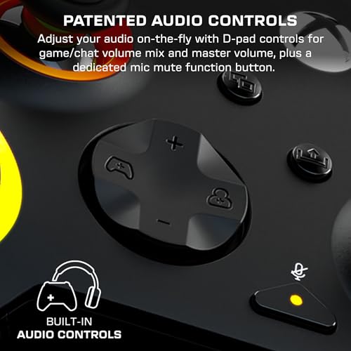 Image of Turtle Beach Afterglow Wave Wired RGB Gaming Controller for Xbox & PC | Xbox Series X|S, Xbox One, Customizable RGB Lighting, 2 Mappable Buttons, Hall-Effect Hair Triggers, Audio Controls, Black