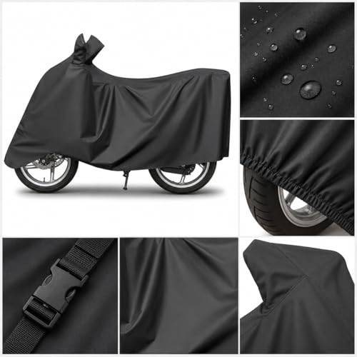 Image of Sulfar Water Resistant Universal Bike Cover UV Protection & Dustproof Bike Body Cover for Royal Enfield Bullet Bike (Grey)
