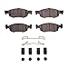 Dynamic Friction Company 3000 Semi-Metallic Brake Pads and Hardware Kit