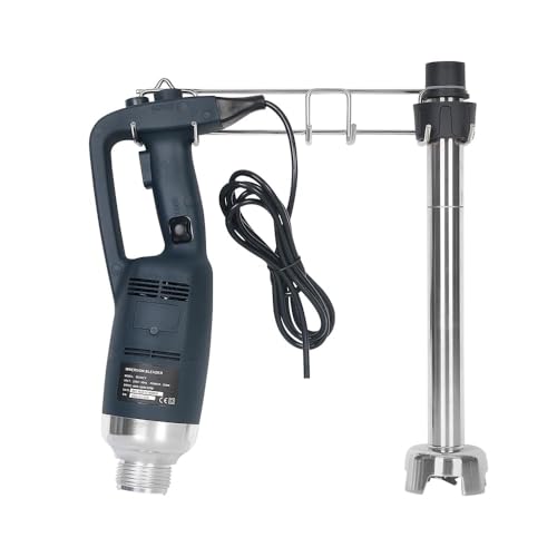 Licuadora de inmersión Comercial, batidora de Varilla eléctrica de Alta Resistencia de 500 mm, Velocidad Variable de 16000 RPM, Acero Inoxidable 304 para Sopa de Cocina