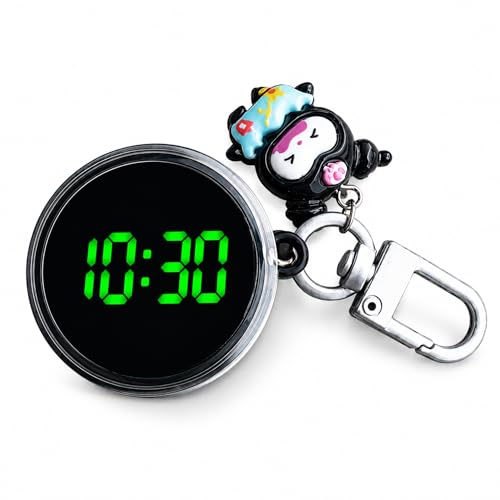 Image of 2 Timer Combo - Digital Kitchen Timer with Portable Keychain Clock, Large LCD Display, Countdown & Stopwatch Timer for Cooking, Study, Gym & Travel