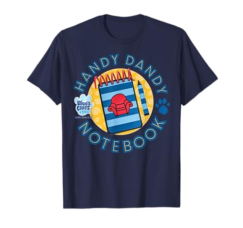Blue's Clues & You Handy Dandy Notebook Logo T-Shirt Small