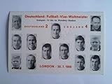 endspiel wembley 1966  Ansichtskarte: Deutschland: Fußball-Vize-Weltmeister. Endspiel: 15 Uhr im Wembley-Stadion. Deutschland 2 - England 4. London, 30. 7. 1966