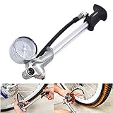 【Ergonomisch gestaltet】 Ergonomisch geformtes, fußaktiviertes Aufpumpen ist arbeitssparender, rutschfestes Pedal und eine stabile Basis, um die herausfordernde Aufgabe wie das Aufpumpen eines Reifens ohne Kippen zu vereinfachen.