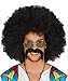 Guirca- Peluca rizos afro, Talla única (4006.0)