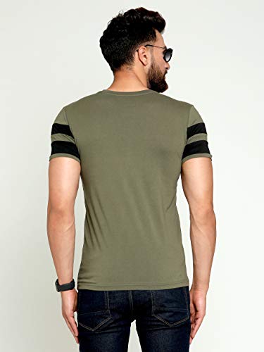 Image of AUSK T-Shirt for Mens Double Stripes on Chest