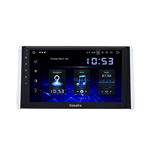 Black Friday 🔥 Dasaita 10.2 inch Android Car Stereo Navigation for 2019 2020 2021 Toyota Rav4 with Touch Screen Android Auto Carplay Bluetooth WiFi DSP GPS