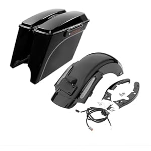 Xtunnhy Rear Fender &Amp; 5&Quot; Stretched Saddle Bag Black Latches Iron Rf5Ssbblffht0, Easy To Install,Supports Adaptive Queries 2 411ho 7vlgl. sl500 . ss300