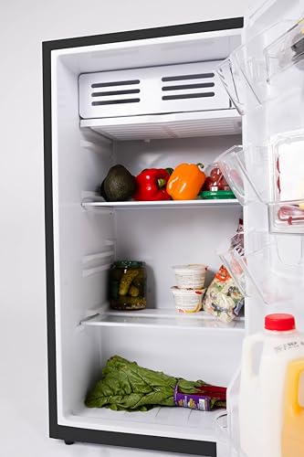 Image of Frigidaire Refrigerator-Retro Mini Fridge Energy Saving-Adjustable Thermostat Control- Ideal for Dorm, Office, RV, Garage, Apartment 3.1 Cu Ft, ONYX