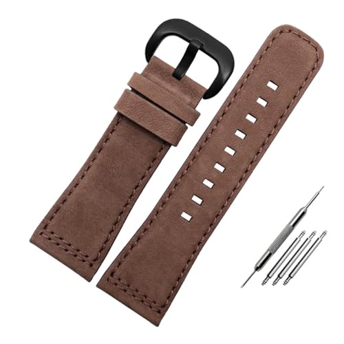Bracelet montre cuir 28mm grand format vintage pour Seven Friday P1 Q2 M2