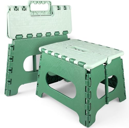Image of Folding Step Stool | Folding Stool | Bathroom Stool | Travel Stool | Step Stool (1) 9 inch Height