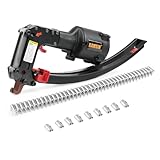 KAMSIN SM66T Pneumatic Clinching Clipper Vertex Fastening Air Power Clinching Tool Hartco Clipper Industrial Clip Gun for Spring Mattress, Car Seat