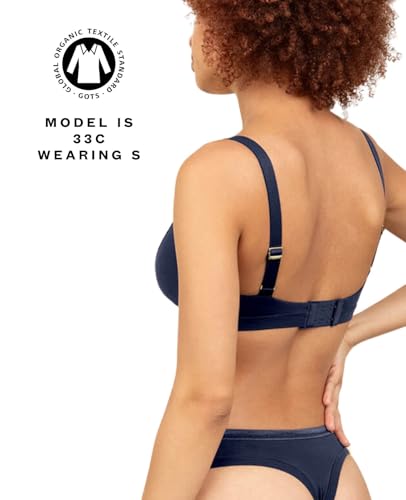 Image of Subset Triangle Soft Bra - Organic Cotton, Wireless, Breathable, Supportive, Regular & Extra Cup Room, Elevated Essentials