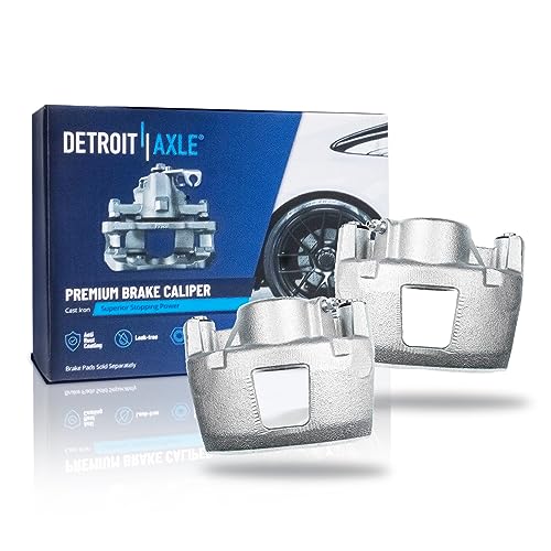 Image of Detroit Axle - Front Disc Brake Calipers Replacement for 1991 1992 1993 | 1994 1995 1996 1997 1998 Buick Skylark Pontiac Grand Am - 2pc Set