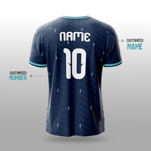 Image of YOURJERSEY Football World Cup 2026 Football Jersey All Team Jersey Custom Name & Number Print | Fan Personalised T-Shirt Sizes for Kids 2Y to Adults 4XL