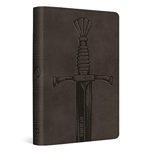 ESV Compact Bible (TruTone, Silver, Sword Design)